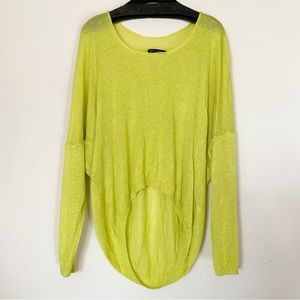 NWOT Neon knit  pullover